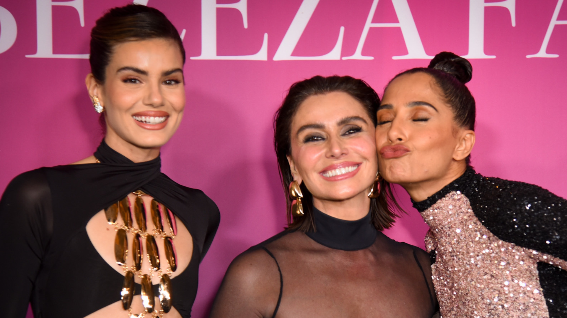 Camila Queiroz, Giovanna Antonelli e Camila Pitanga (Foto: Andy Santana/Brazil News)