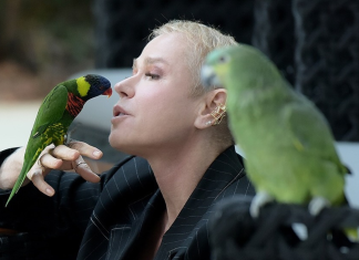 Xuxa prova ar fashion do blazer no ‘Deu Petch’ do ‘Fantástico’ Xuxa (Foto: @xuxameneghel/Instagram/Reprodução)