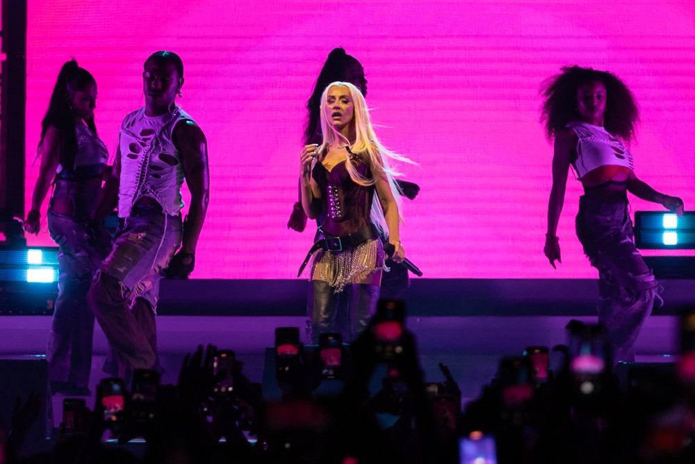 Christina Aguilera em show no Rio de Janeiro (Fotos: Brazil News)