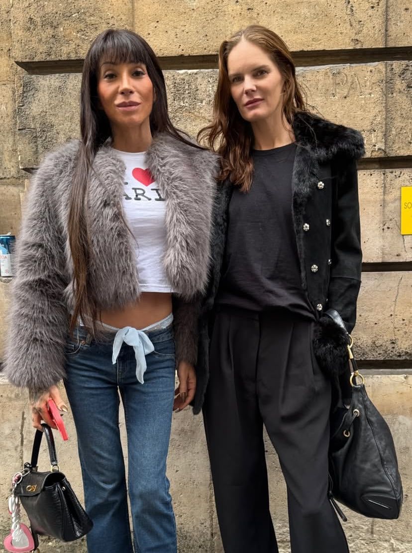 Maya Massafera e Marcelle Bittar após o desfile de Marine Serre (Foto: Reprodução/Instagram)