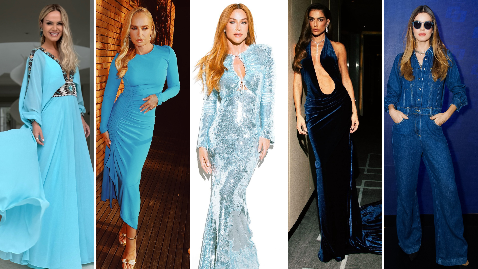 Eliana, Angélica Giovanna Ewbank, Deborah Secco e Camila Queiroz (Fotos: Reprodução/Instagram)