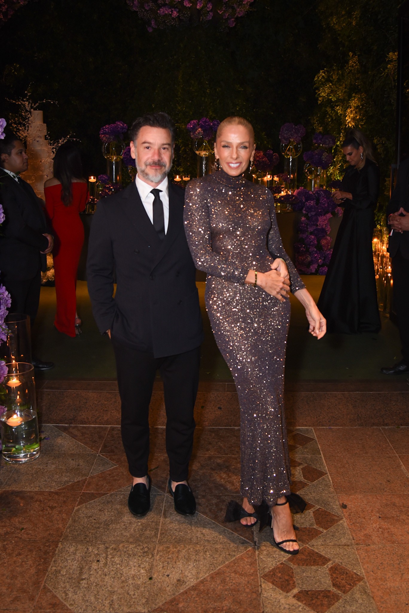 Alexandre Iodice e Adriane Galisteu (Foto: Brazil News)