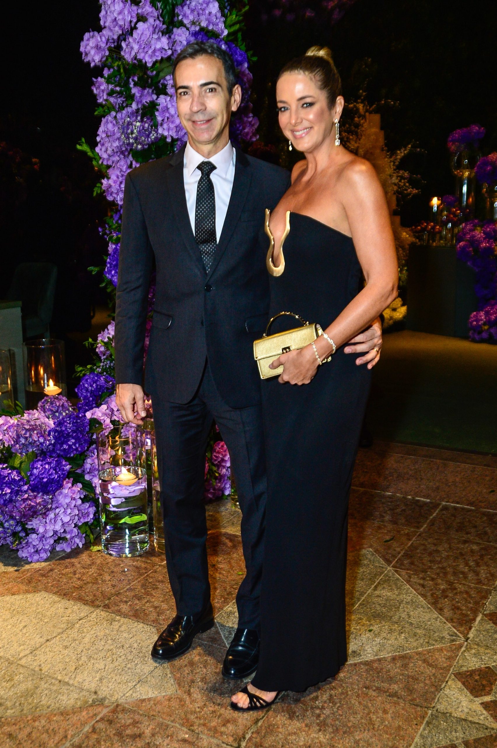 Cesar Tralli e Ticiane Pinheiro (Foto: Brazil News)