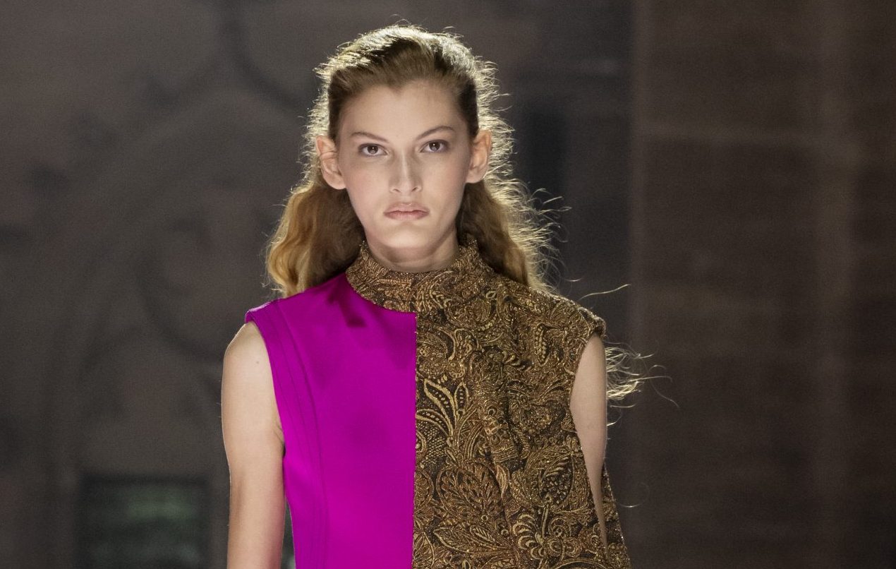 Larissa Moraes no desfile da Louis Vuitton (Foto> Divulgação)