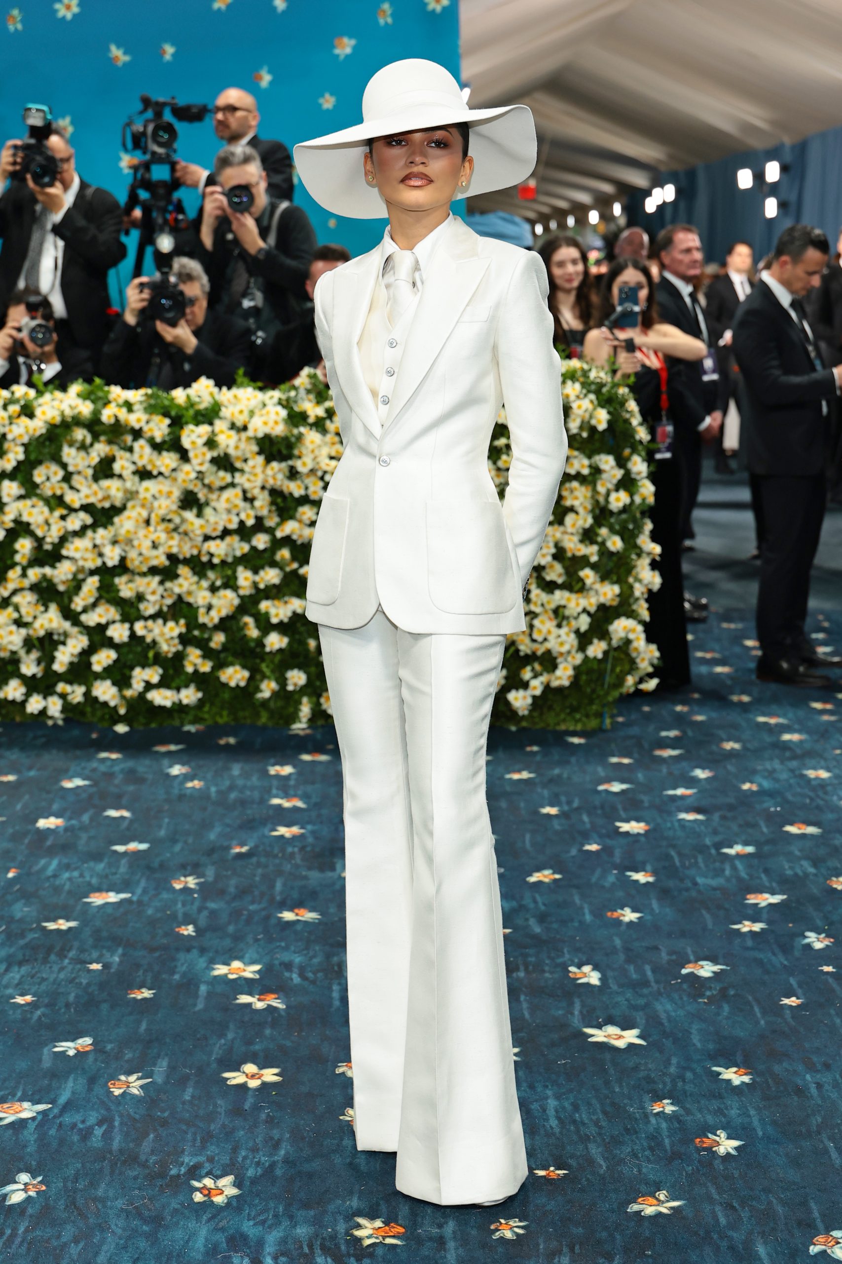 Zendaya (Foto:(Photo by Dimitrios Kambouris/Getty Images for The Met Museum/Vogue/Louis Vuitton/Divulgação)