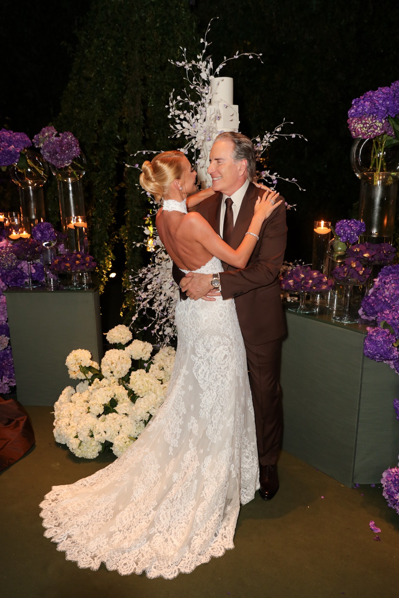 Noiva Ana Paula Siebert e Roberto Justus (Foto: Brazil News)