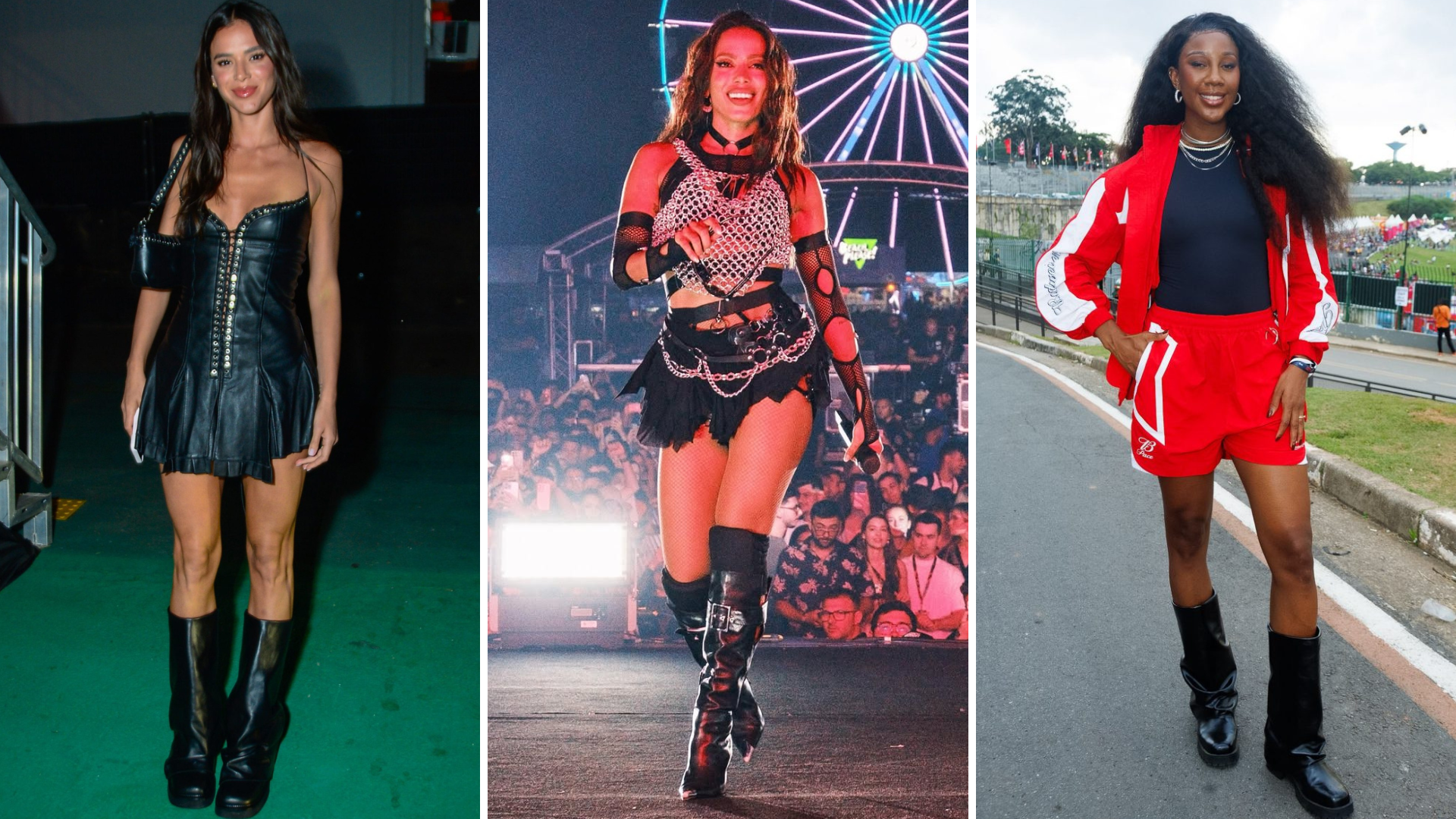 Bruna Marquezine, Anitta e Camilla de Lucas (Fotos: Brazil News - Instagram/Reprodução)