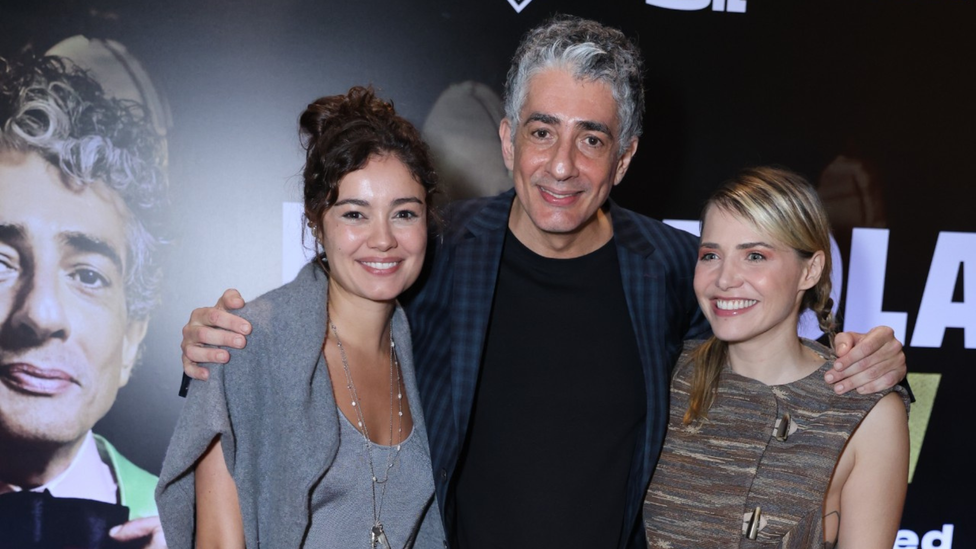 Sophie Charlotte, Michel Melamed e Leticia Colin (Foto: Thiago Mattos/Brazil News) 