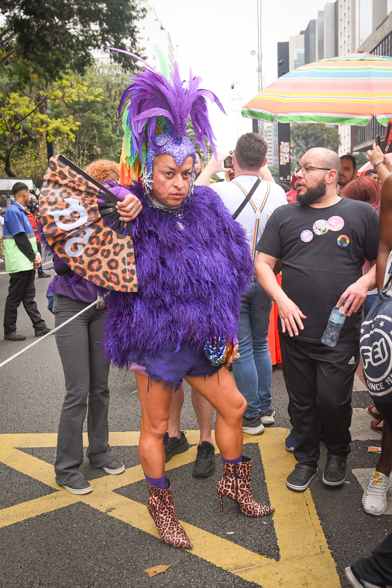 Walério Araujo na Parada LGBTQIA+ (Foto: Brazil News)