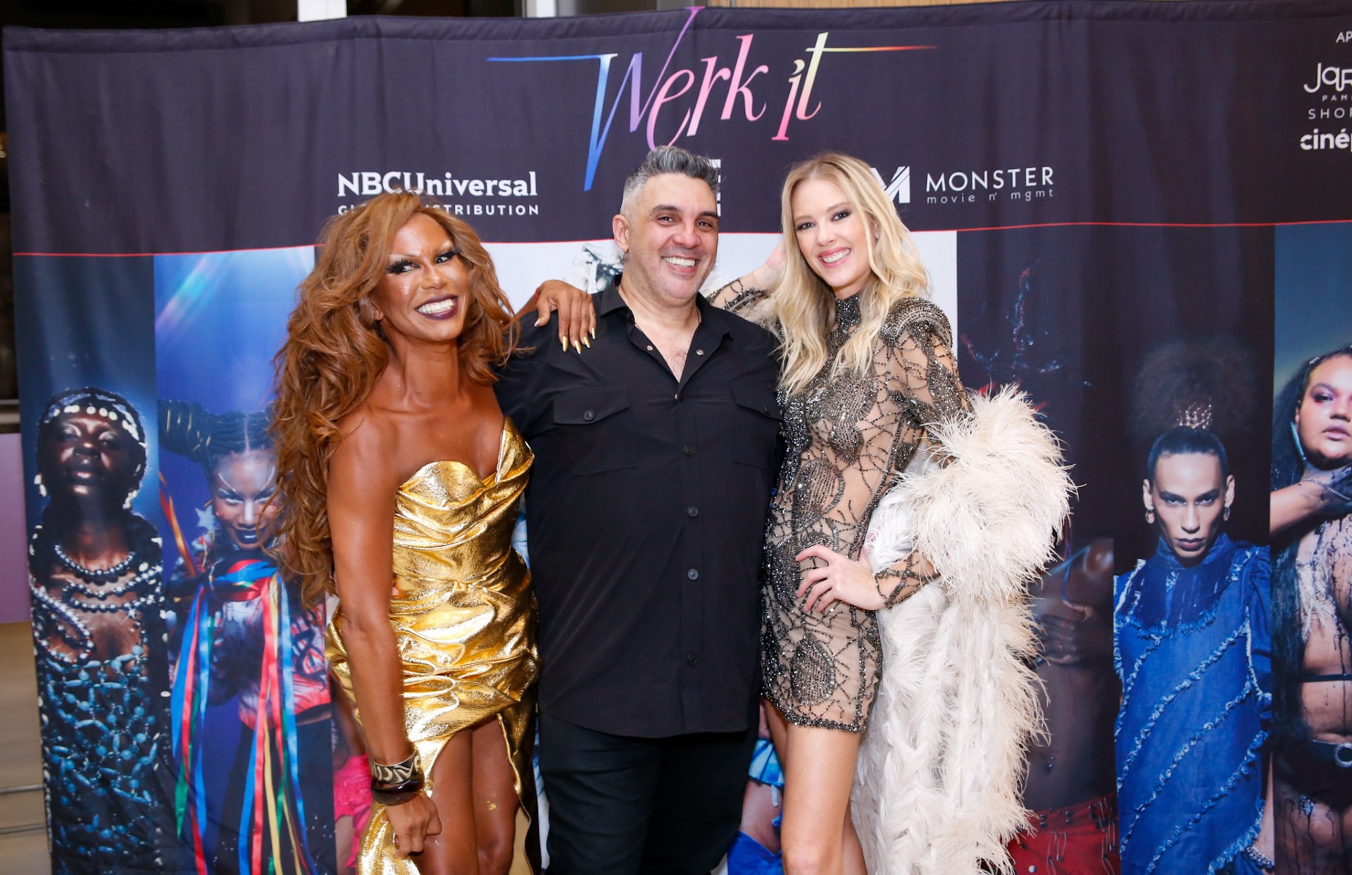 Maxi Weber, André Nunes e Gianne Albertoni (Foto: Thiago Duran/Brazil News)