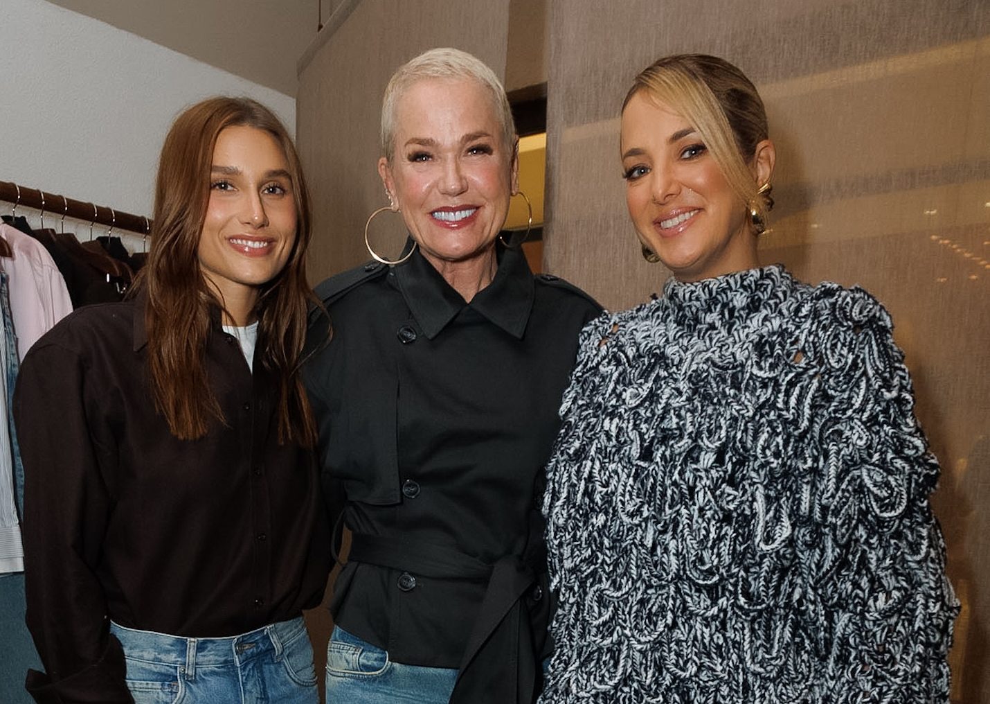 Sasha, Xuxa e Ticiane Pinheiro (Foto: Clayton Felizardo/Brazil News)