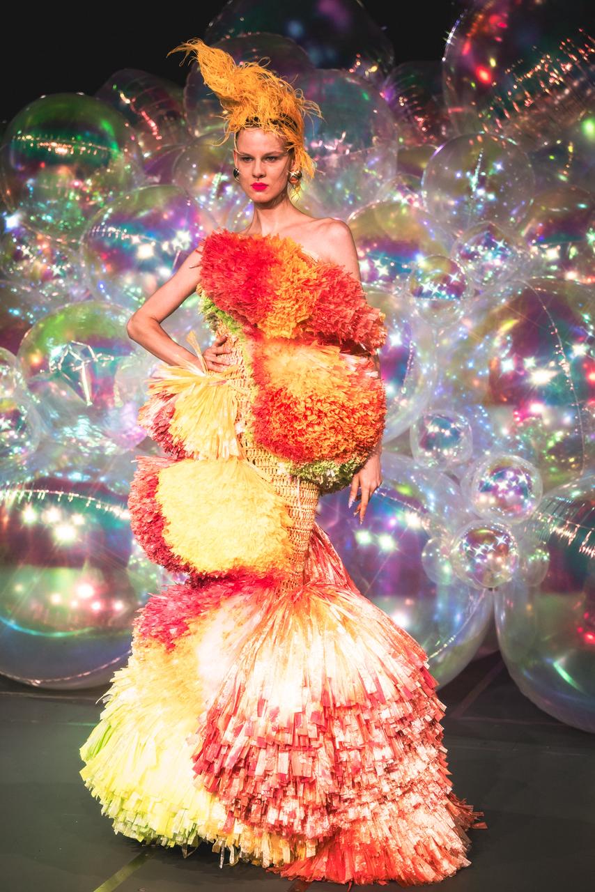 Look de Gustavo Silvestre no desfile da Germaneir (Foto: Isa Viriato/Divulgação)