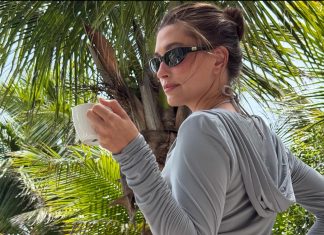 Hailey Bieber usa cremes de gravidez e pós-partos à venda no Brasil Hailey Bieber (Foto: Reprodução/Instagram)