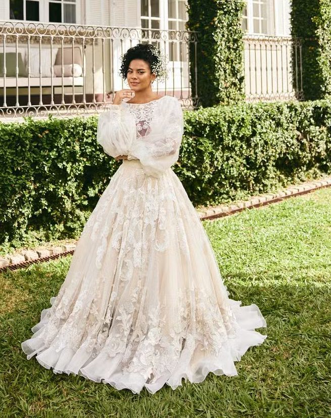 Maria de Fátima de noiva (Foto: Raphael Figueiredo/TV Globo/Reprodução)