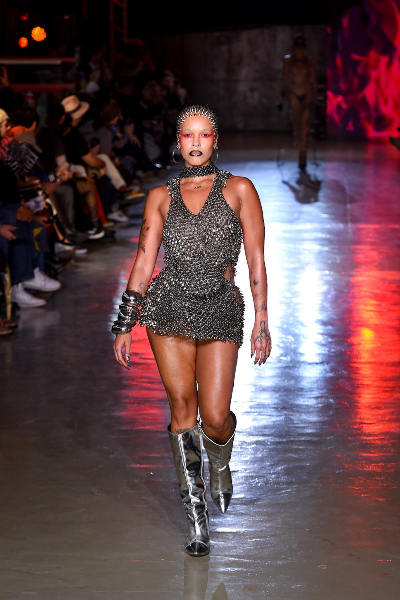 A influenciadora Jess no desfile de Filipe Freire (Foto: Andy Santana/Brazil News)