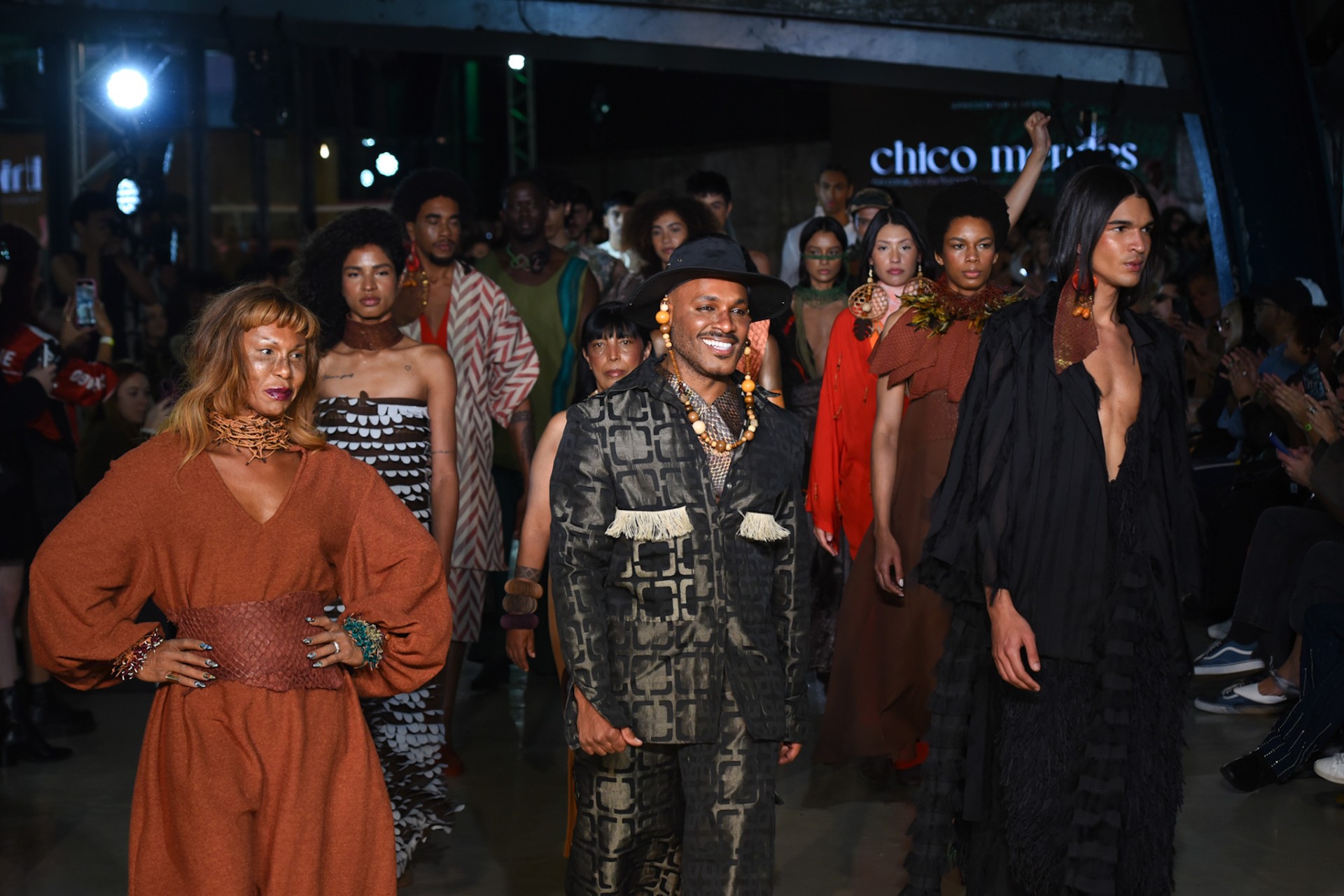 Fred Nicácio no desfile da Nalimo (Foto: Andy Santana/Brzzil News)