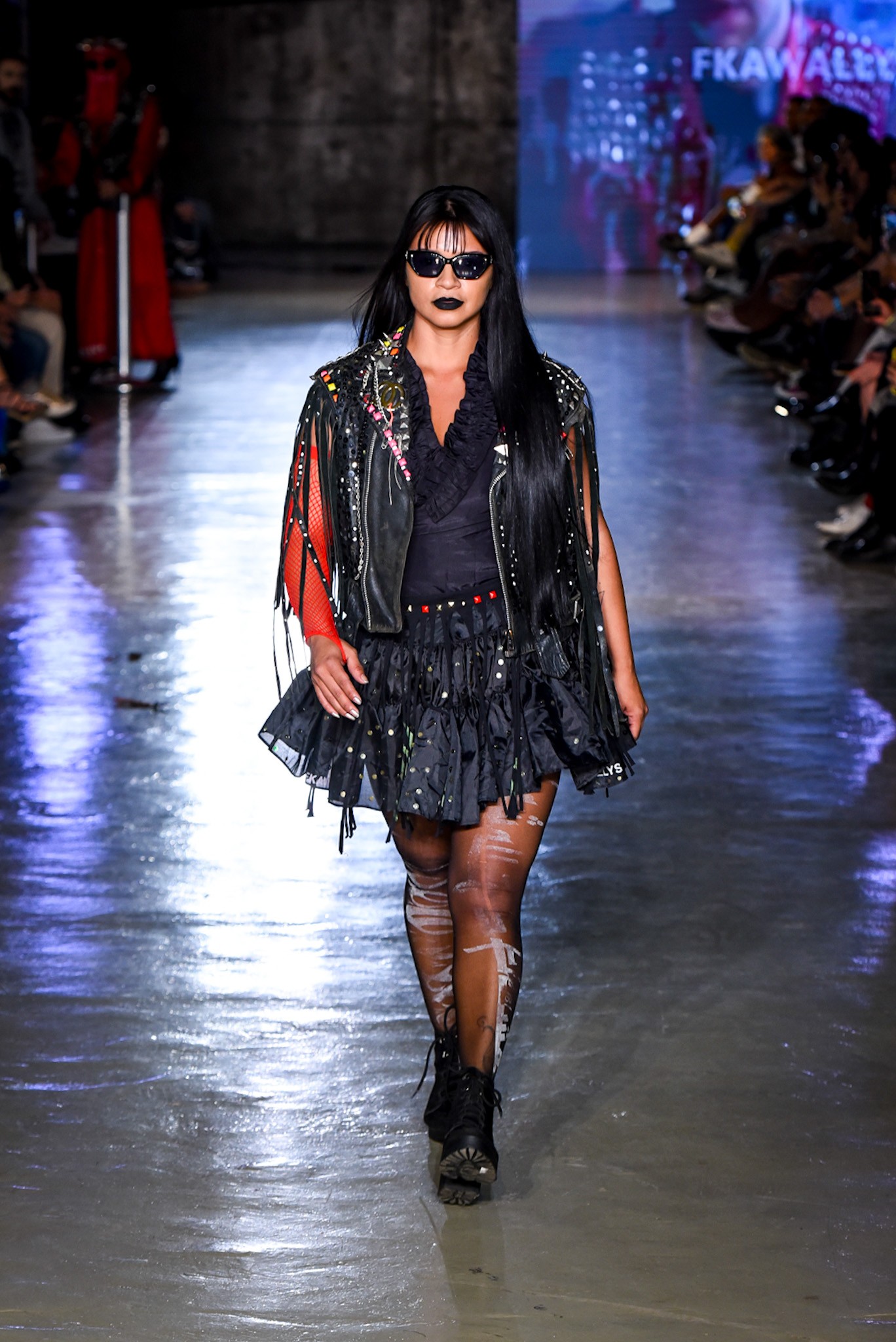 Desfile da Fkawallyspunkculture (Foto: Andy Santana/Brazil News)