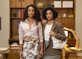 Odete, Raquel e Fátima: inspire-se nos looks delas para trabalhar Raquel Acioly e Maria de Fátima (Foto: Divulgação/Rede Globo)