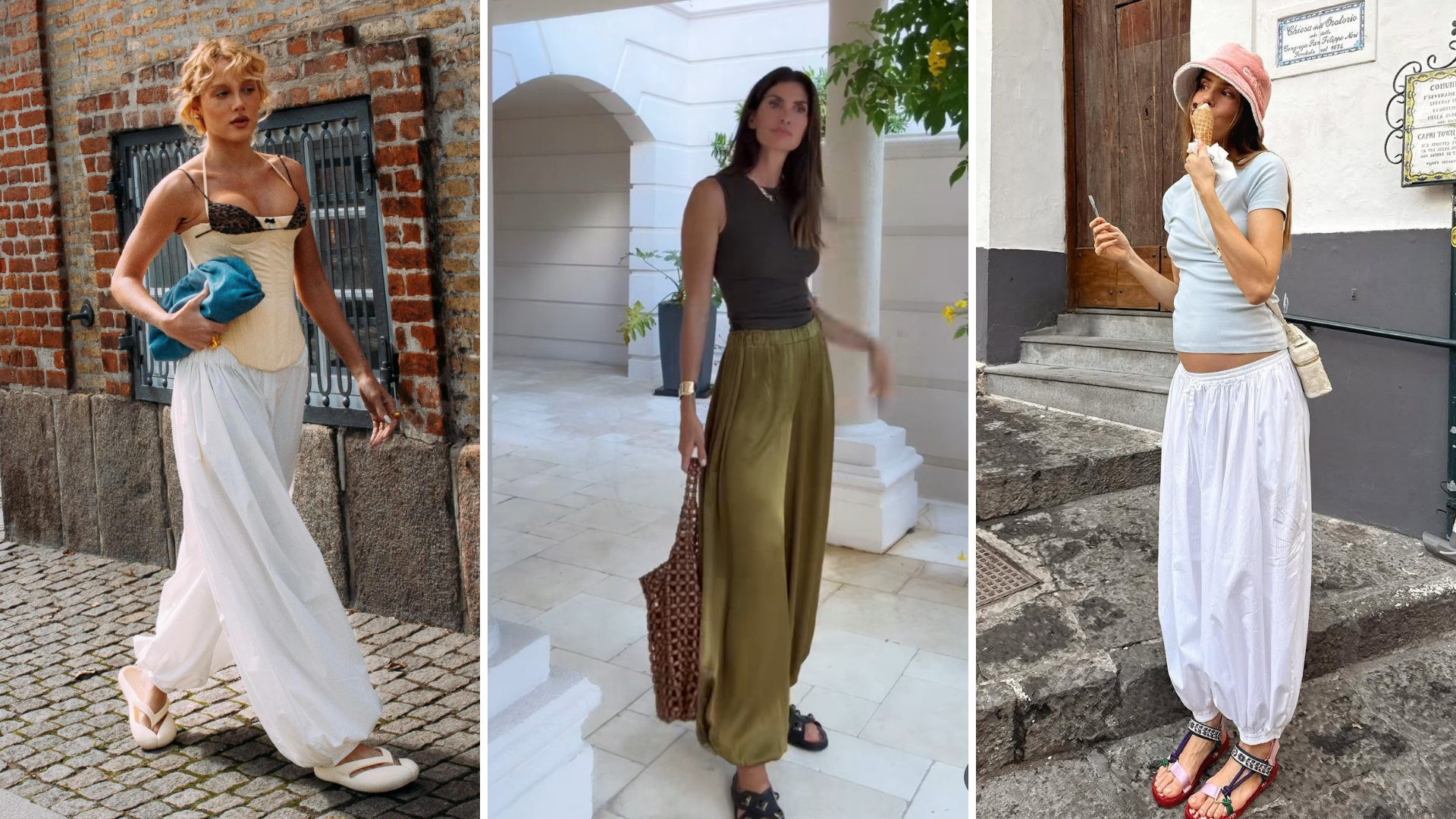 Famosas com calça aladim (Foto: Instagram/Reprodução)