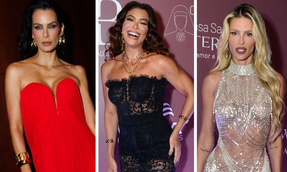 Fernanda Motta, Juliana Paes e Yasmin Brunet (Foto: Brazil News)