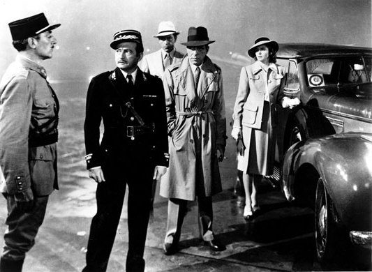 Humphrey Bogart e Ingrid Bergman em "Casablanca" (Foto: Reprodução)