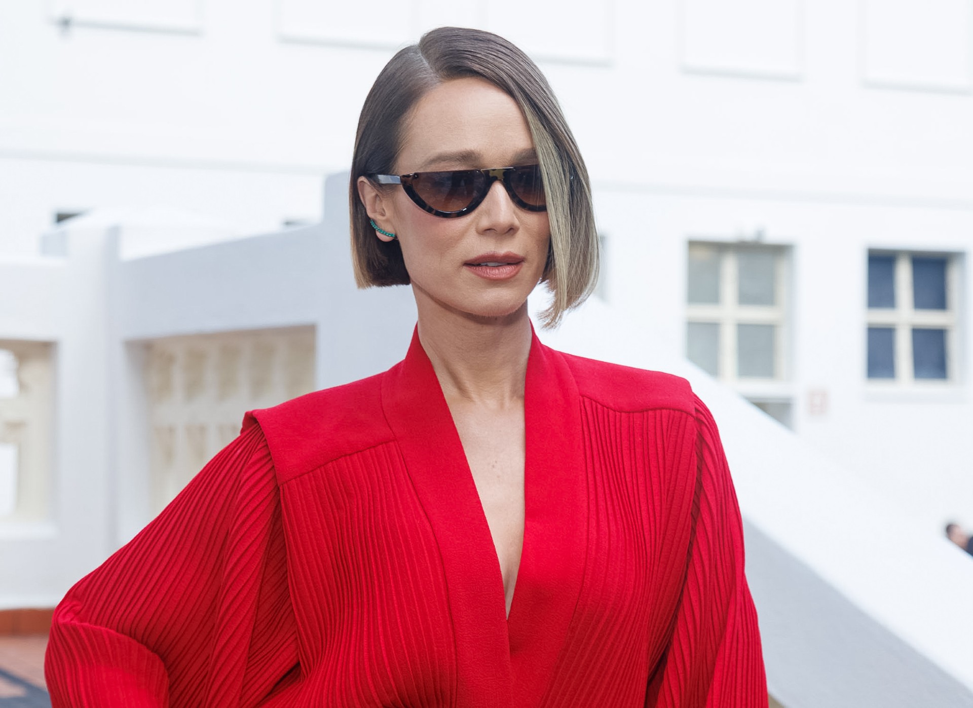 Mariana Ximenes no desfile Neriage (Foto: Clayton Felizardo/Brazil News)