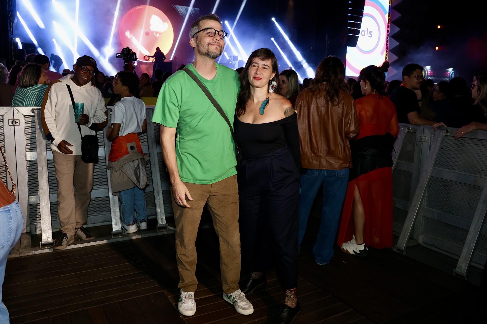 Wagner Moura e a esposa Sandra Delgado (Foto: Roberto Filho/Brazil News)