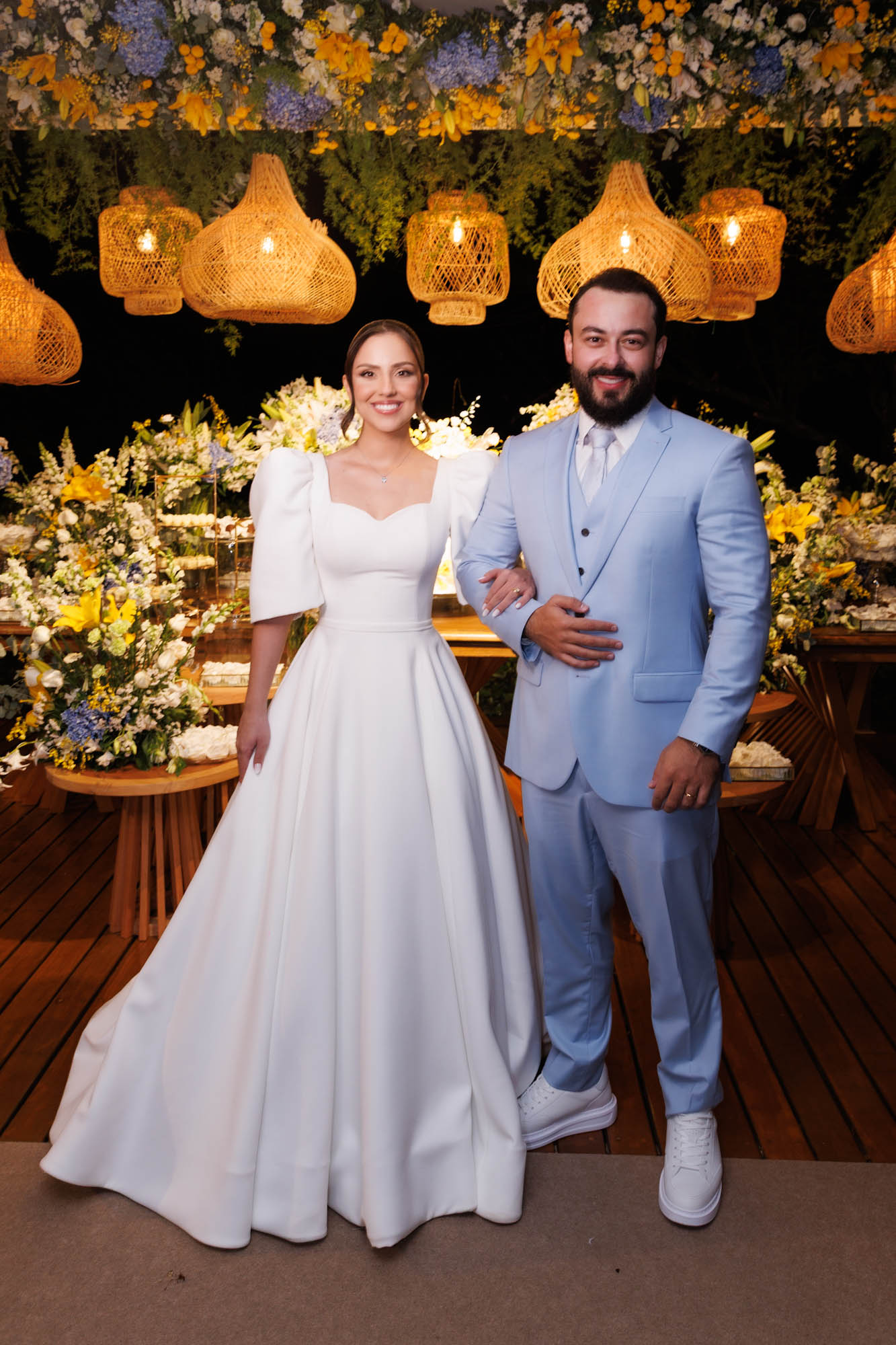 Milena Teodoro e Marcos César (Foto: Brazil News)