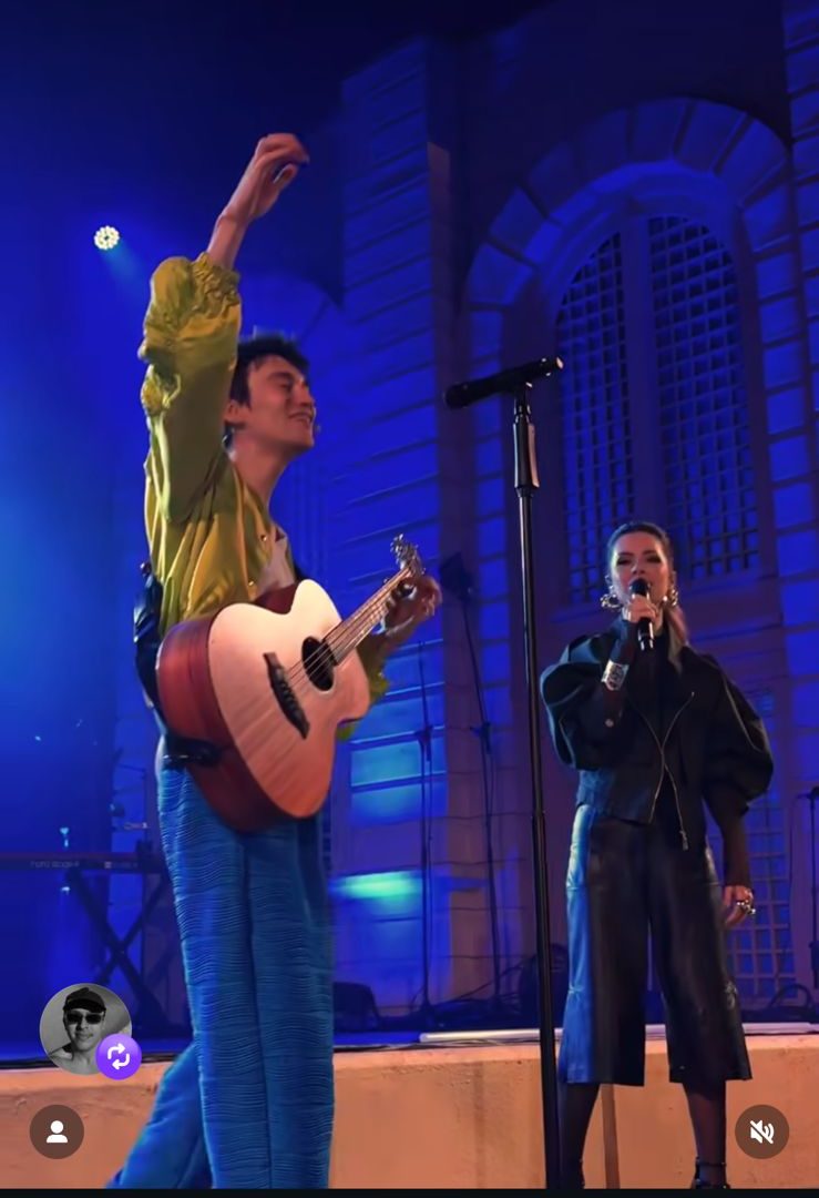 Sandy e Jacob Collier (Foto: Reprodução)