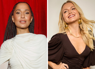 Eliana e Camila Pitanga se jogam na trend do vestido franzido Camila Pitanga e Eliana (Foto: Clayton Felizardo/Brazil News/Reprodução/Instragram))