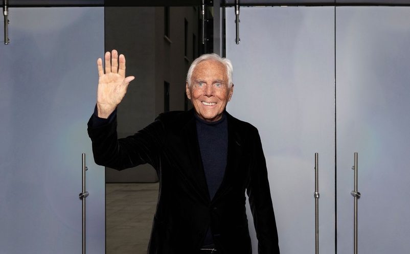Giogio Armani (Foto: @sgpitalia/Reprodução/Instagram/@giorgioarmani)