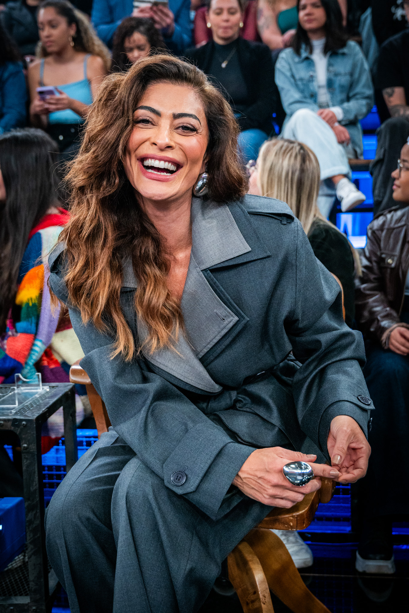 Juliana Paes no "Altas Horas" (Foto: Evelyn Kosta/TV Globo/Divulgação)