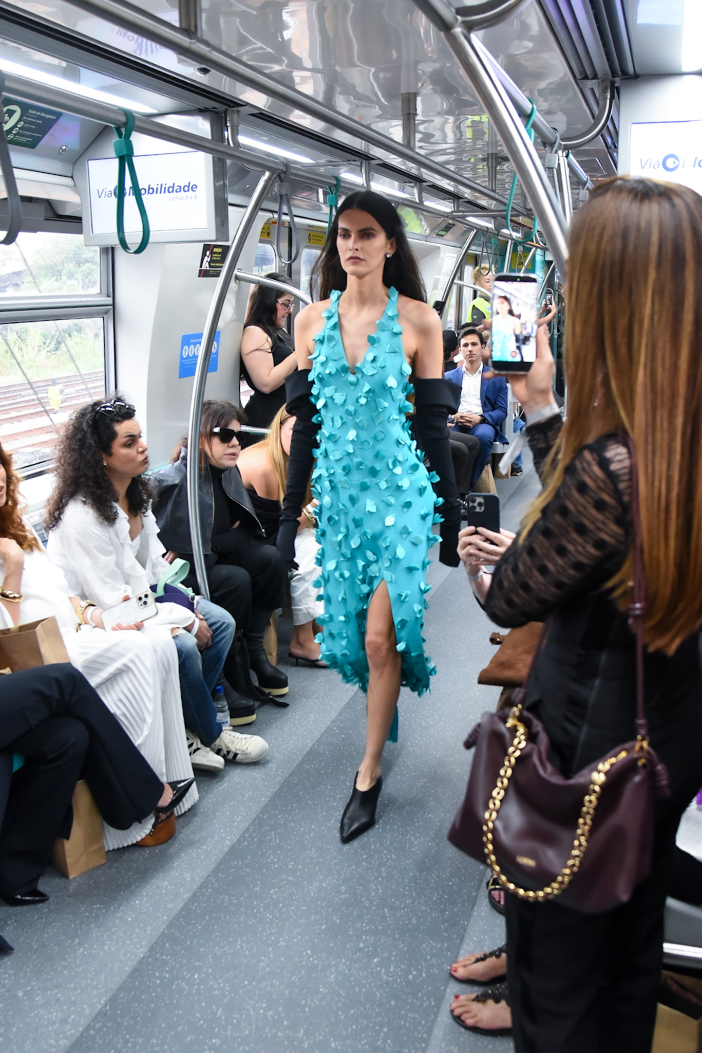 Anttónia no desfile da Gloria Coelho no SPFW (Foto: Andy Santana/Brazil News)