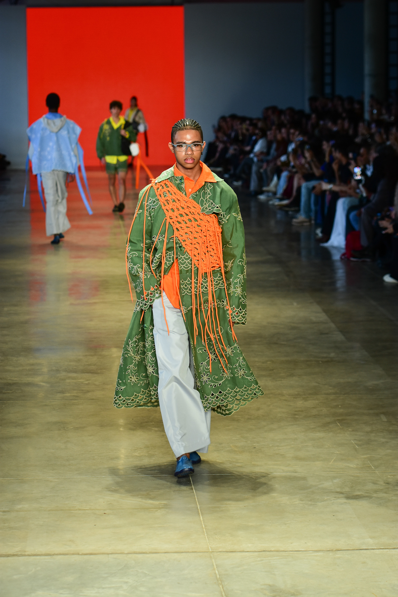 David Lee no SPFW (Foto: Brazil News)