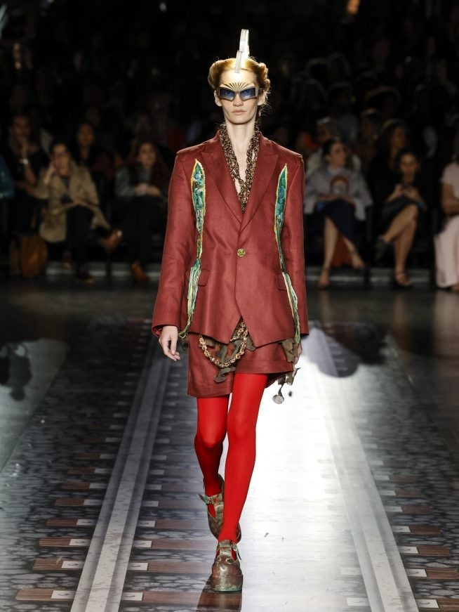 Rosario Saiddi no desfile de Ronaldo Fraga para SPFW (Foto: Andy Santana/Brazil News)