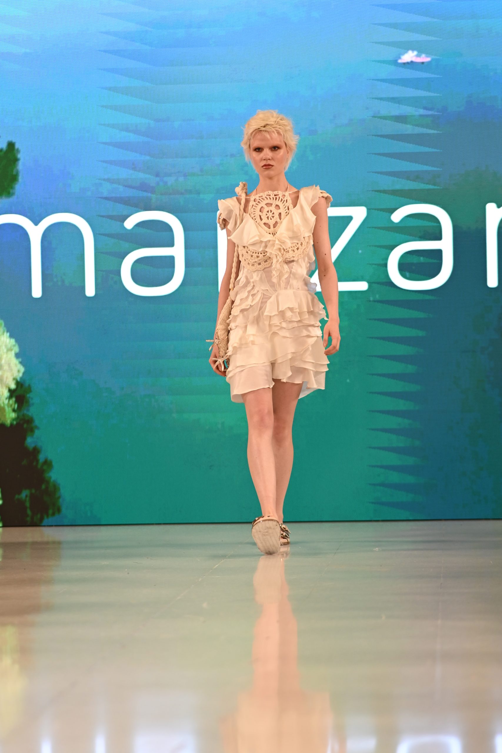 Desfile da grife Manzan (Foto: Thiago Reis/Divulgação)