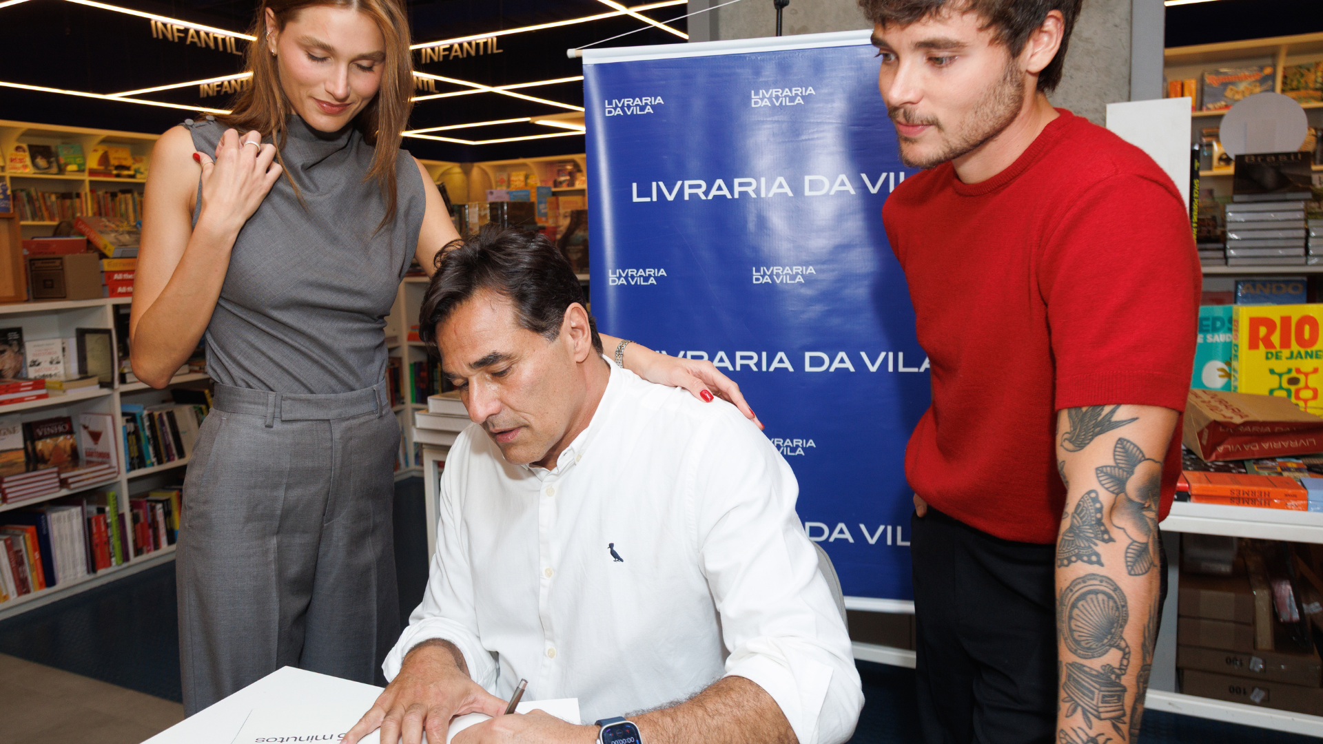 Sasha, Luciano Szafir e João Lucas (Foto: Clayton Felizardo/Brazil News)