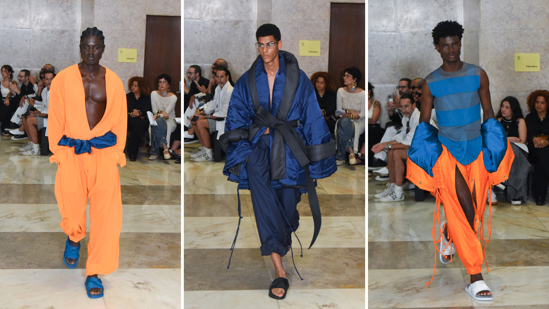 Desfile de João Pimenta no SPFW (Foto: Andy Santana/Brazil News)