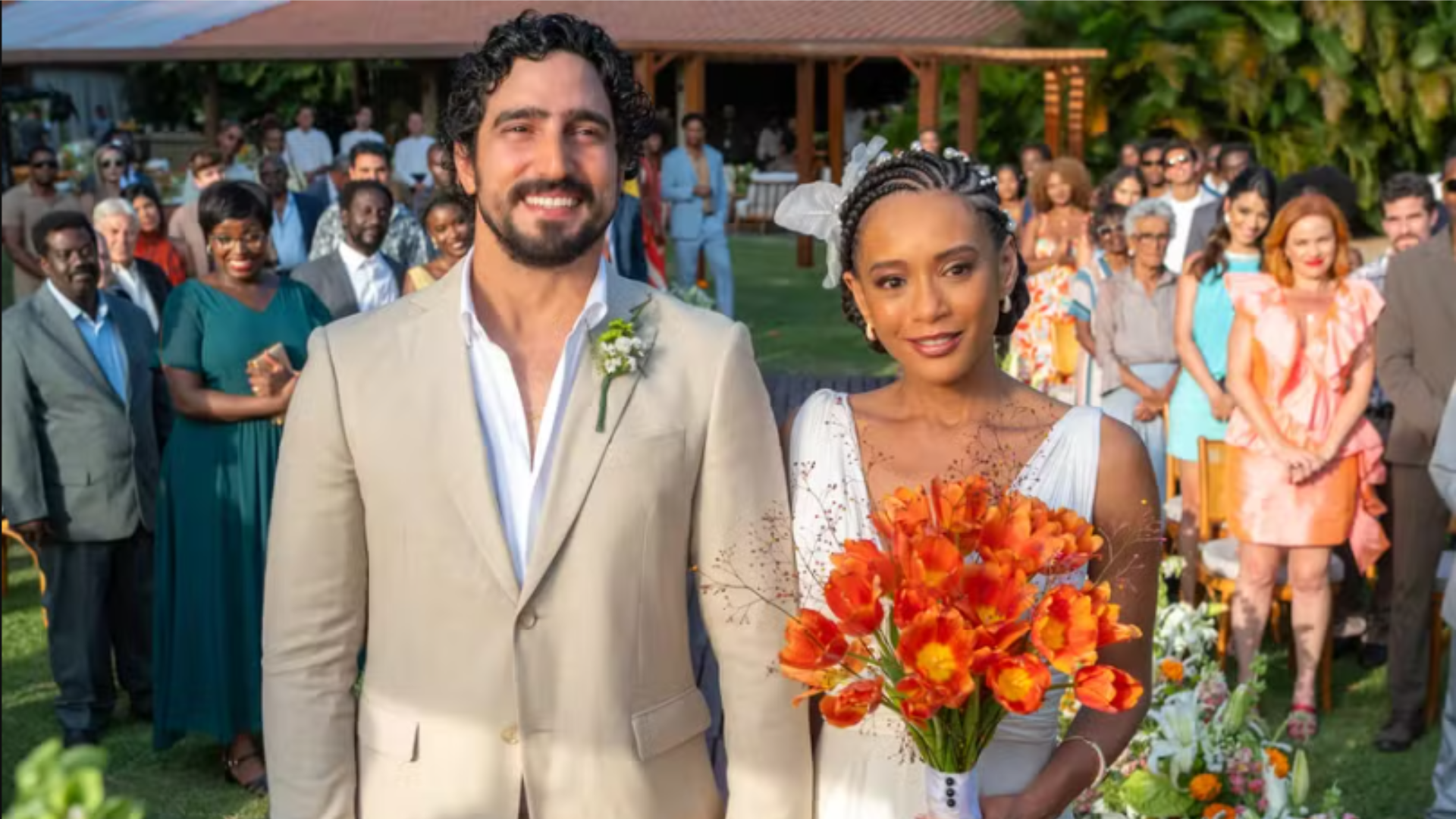 Casamento de Raquel (Taís Araujo) e Ivan (Renato Goés) (Foto: Estevam Avellar/Globo)