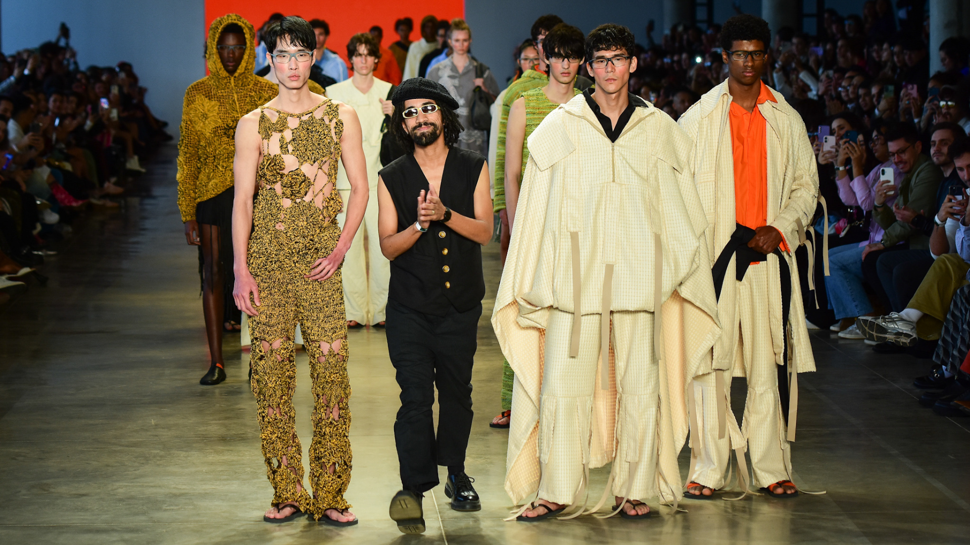 David Lee no SPFW (Foto: Brazil News)