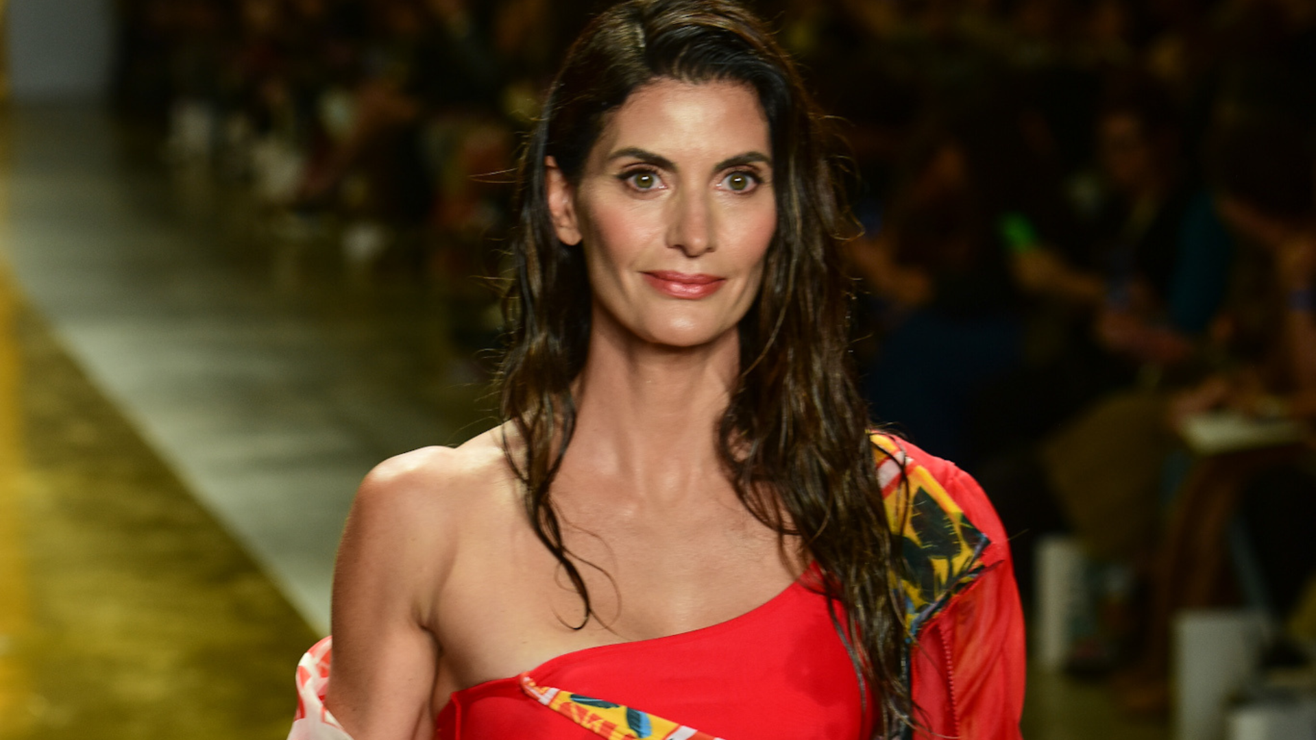 Isabella Fiorentino desfila para Amir Slama no SPFW (Foto: Will Dias/Brazil News)