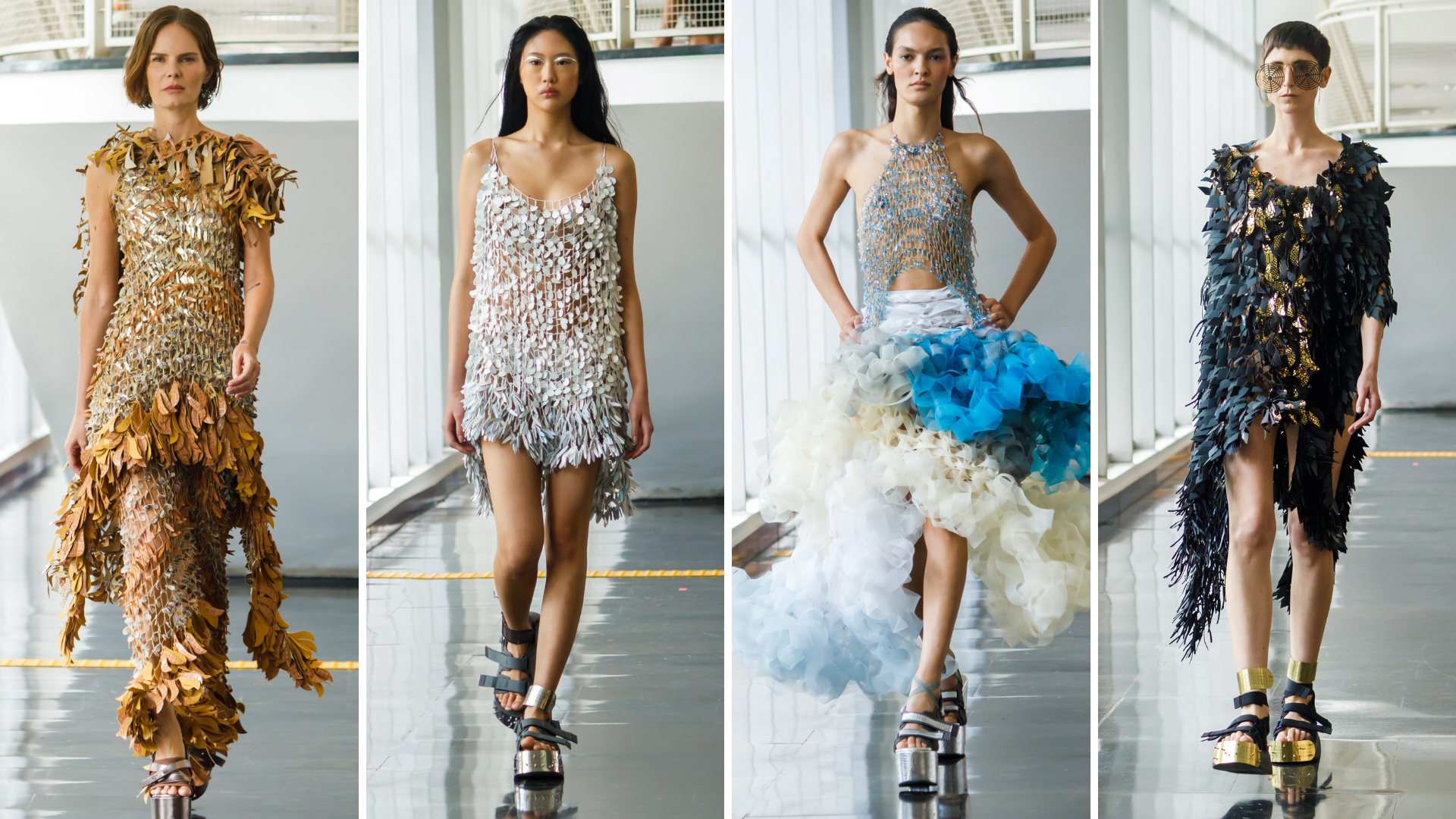 Desfile de Gustavo Silvestre no SPFW (Foto: Patrícia Devoraes/Brazil News)