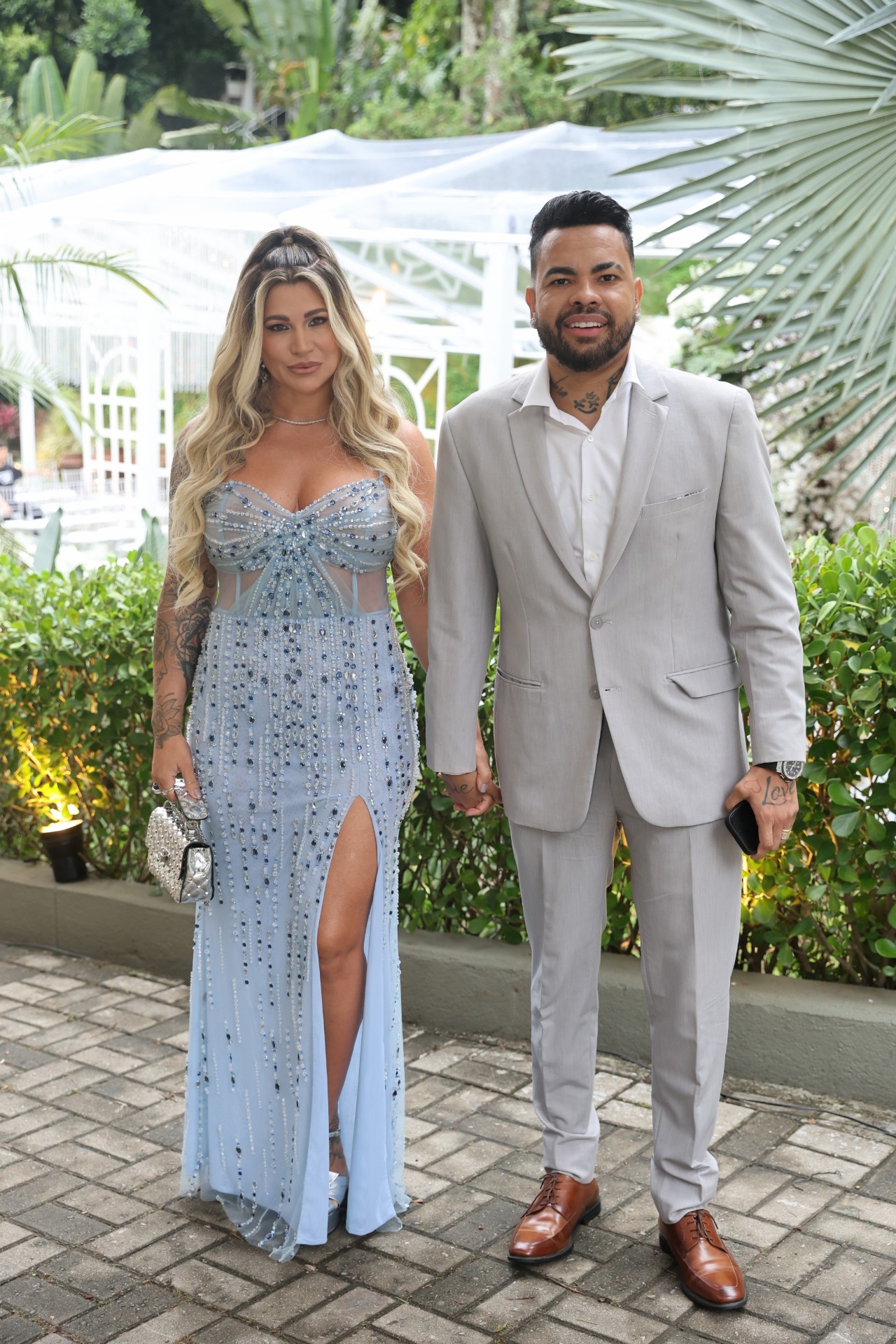 Danielle Souza e Dentinho (Foto: Daniel Pinheiro/Brazil News)