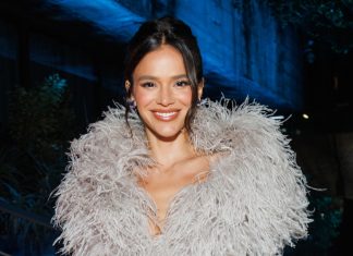 Plumas de Marquezine, brilho de Sasha: 22 looks da festa da Gucci Bruna Marquezine (Foto: Clayton Felizardo/Brazil News)