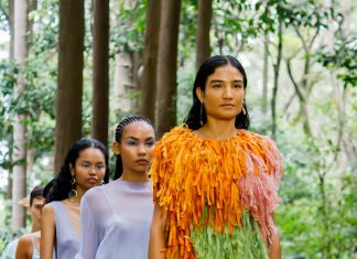 Além da COP30, Amazônia é trend com biomateriais e ações de grifes Flavia Aranha no SPFW (Foto: Patrícia Devoraes/Brazil News)