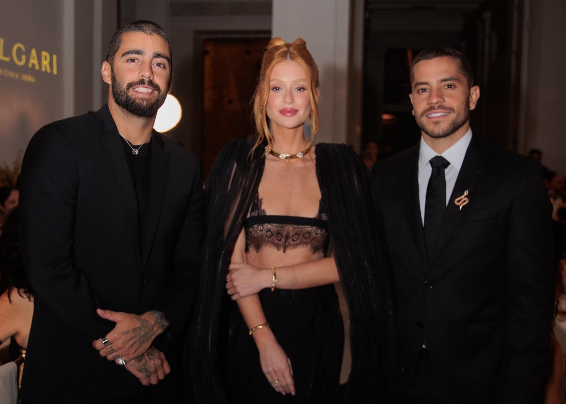 Pedro Scooby, Marina e André Lamoglia (Foto: Andy Santana/Brazil News)