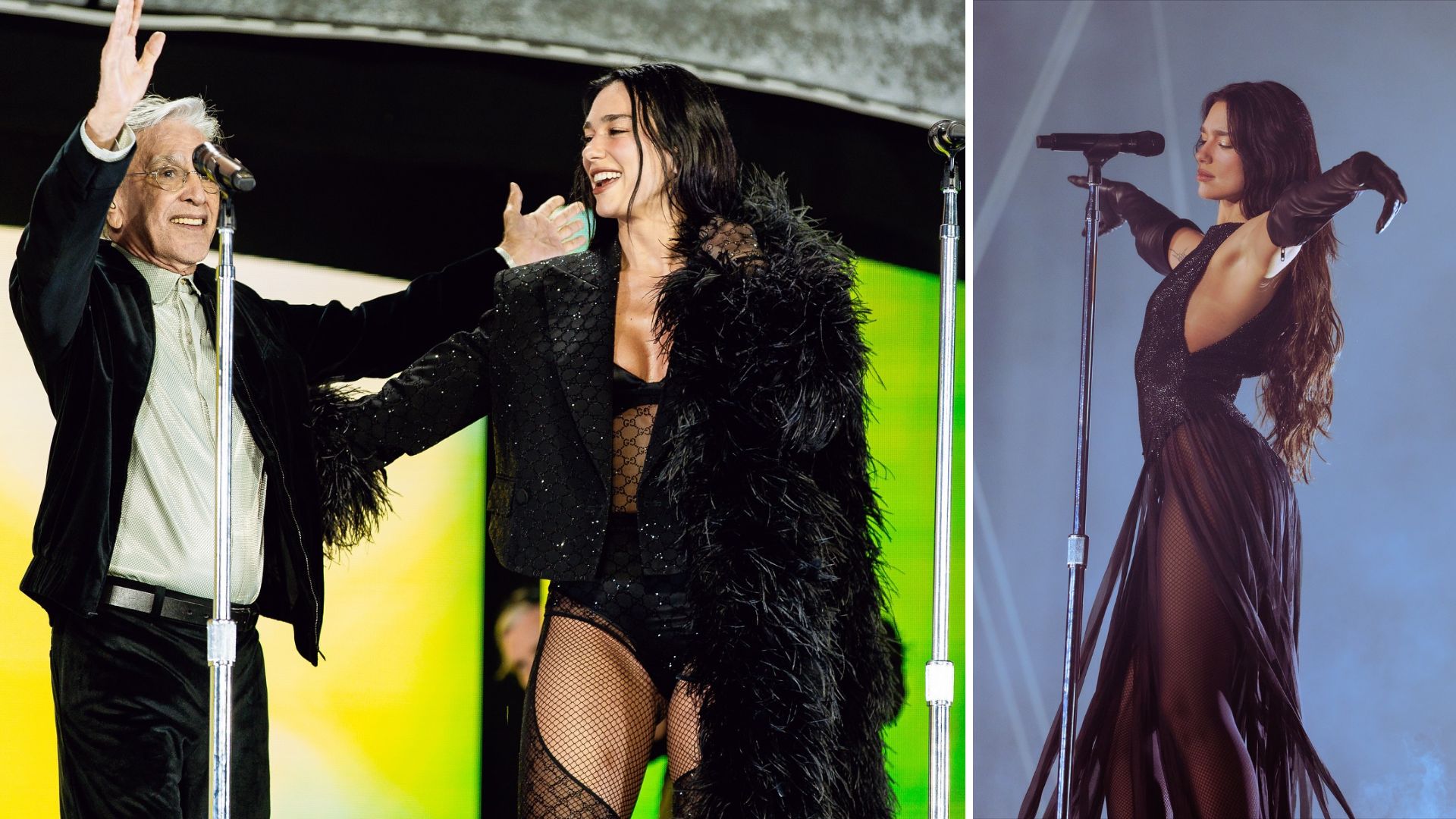 Dua Lipa no Brasil (Fotos: Reprodução/Instagram)
