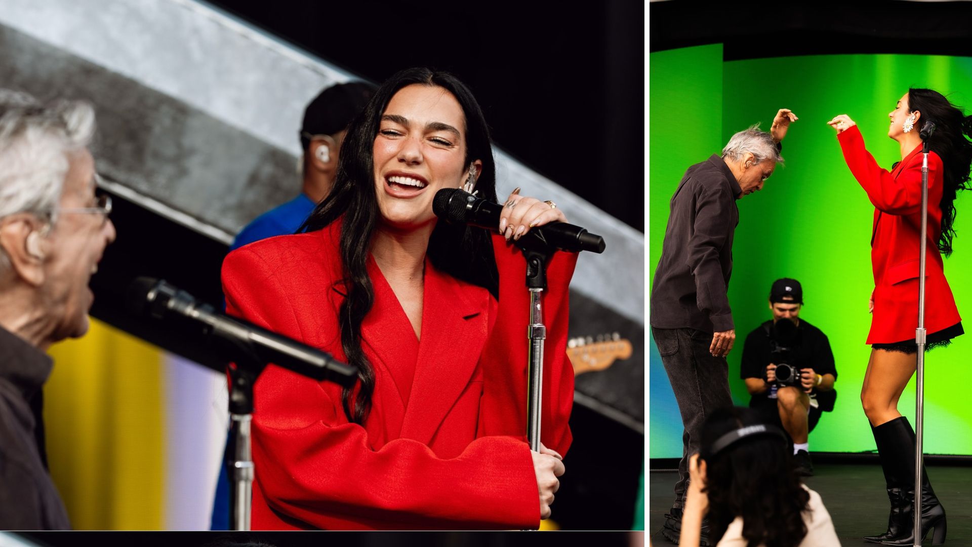 Dua Lipa no Brasil (Fotos: Reprodução/Instagram)