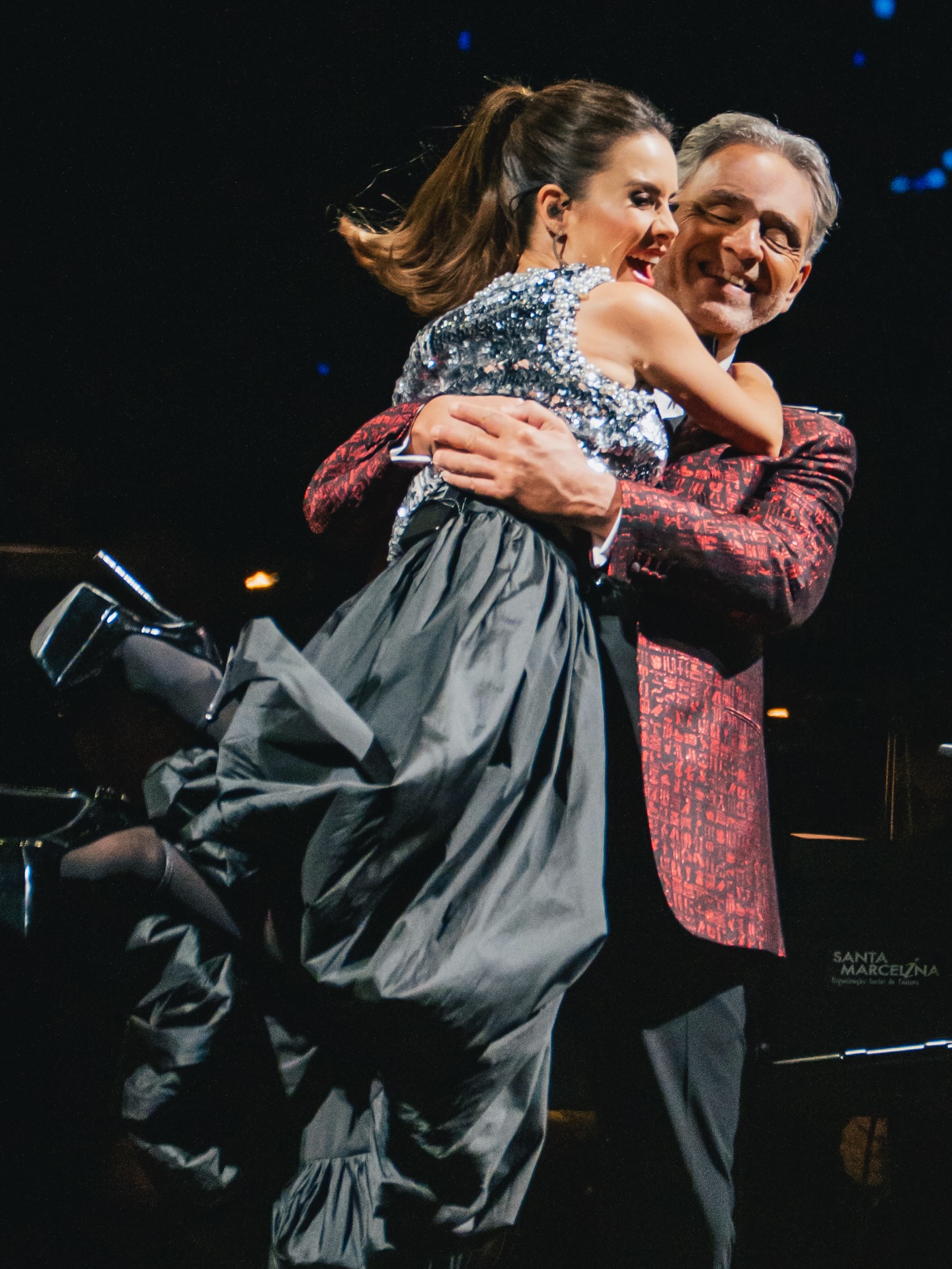 Sandy e Andrea Bocelli (Foto: @lorenzo.montanelli/Reprodução/Instagram)