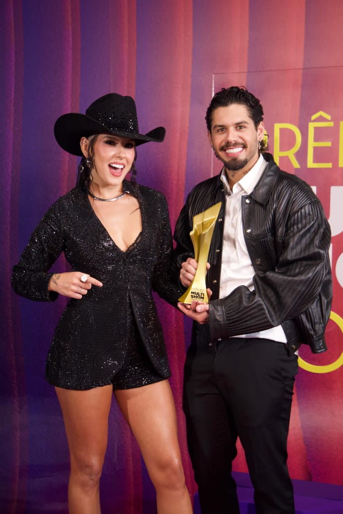 Ana Castela e Zé Felipe (Foto: Beatriz Dammy/TV Globo/Divulgação)